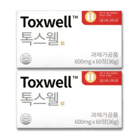 [정품] TOXWELL 톡스웰 다이어트 1박스 60정 톡스웰다이어트 tox well, 2개-추천-상품