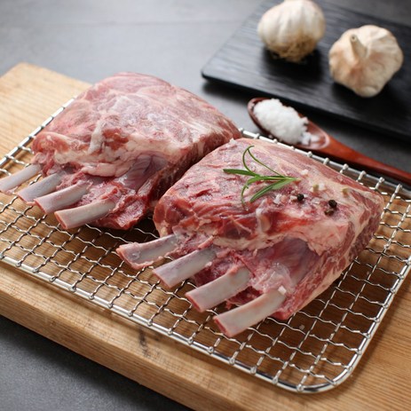 뉴질랜드 프리미엄 어린 양갈비 숄더랙 500g 1kg(쯔란 와사비 증정), 1kg, 1개-추천-상품