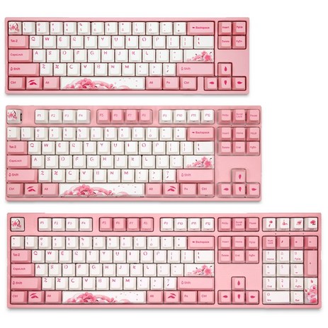 Varmilo 바밀로 매화 2세대 기계식 키보드 Sakura R2, 유선, 87키, 저소음 적축-추천-상품