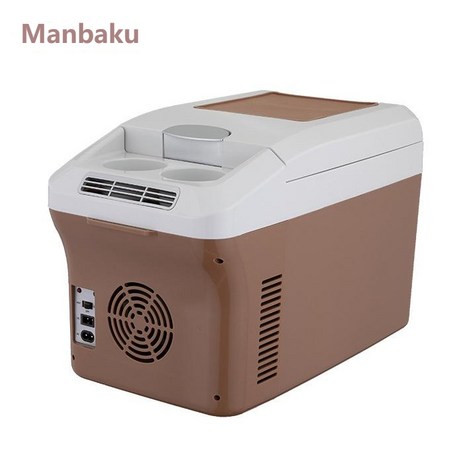 Manbaku-차량용-냉장고-차량용-캠핑쿨러12V-24V-차량용-냉온장고-브라운-15L-455X245X295mm-15L-추천-상품