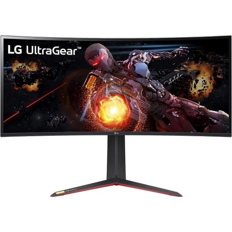 LG 34GN850B 34인치 219 울트라기어 커브드 QHD 3440 x 1440 1ms 144Hz 및 GSYNC 호환성을 갖춘 나노 IPS 게이밍 모니터 블랙, G-Sync Ultimate, 1개-추천-상품