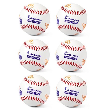 아이워너 구질변화 안전 야구공(낱개) 연습용 캐치볼, 6개-추천-상품