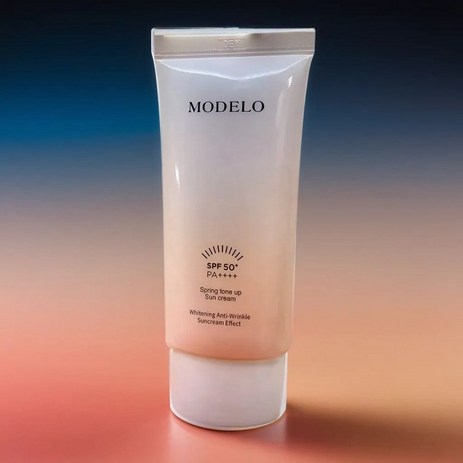 모델로 톤업 파데프리 선크림 백탁없는 핑크썬크림 무기자차 SPF50+ 50ml, 모델로 톤업 파데프리 선크림 50ml-추천-상품