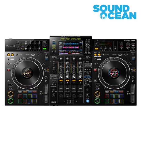 파이오니아 XDJ-XZ Pioneer 올인원 DJ 시스템 4채널 DJM 믹서 2채널 CDJ, XDJ-XZ (블랙), 블랙-추천-상품