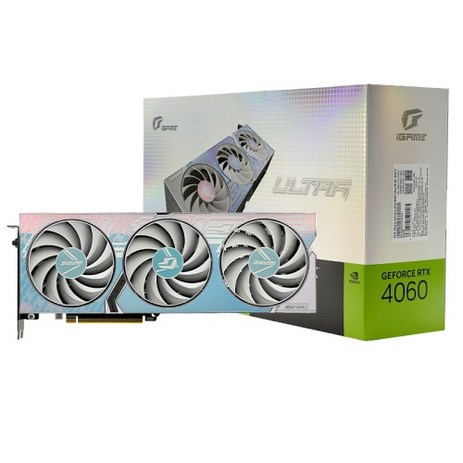 컬러풀 COLORFUL iGame 지포스 RTX4060 ULTRA OC White D6 8GB, 1개-추천-상품