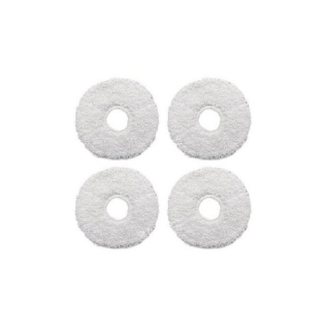 에코백스 X2 전용 정품 사이드 브러쉬 먼지봉투 더스트백 리퀴드 롤러, 흰색 걸레x2 쌍-추천-상품