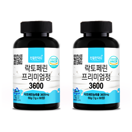 친절한닥터 락토페린 3600mg, 60정, 2개-추천-상품