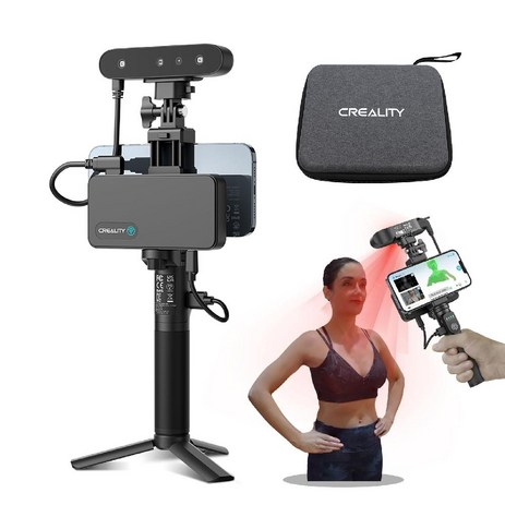 Creality 3D Scanner Raptor 0.02mm 정확도 산업용 블루 라이트 흔들림 방지 추적 최대 60FPS 스캔 속도 지원 Windows Mac용 52000mm, CR-Scan Ferret Pro, Handhold_Creality 3D Scanner-추천-상품