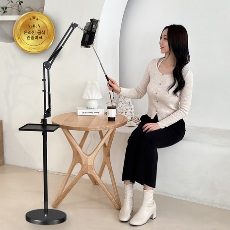 스피드원 1초만에 태블릿거치대 아이패드 스탠드 침대, 블랙-추천-상품