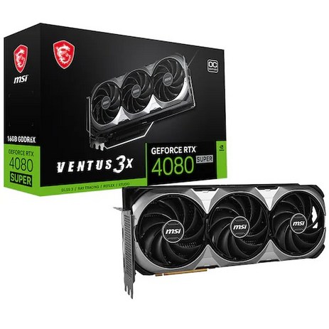 MSI 지포스 RTX 4080 SUPER 벤투스 3X OC D6X 16GB, RTX4080SUPER 벤투스3X OC D6X 16GB-추천-상품