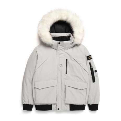 내셔널지오그래픽 N234MDW930 남성 타루가 퍼 트리밍 후디 다운 점퍼 BEIGE-추천-상품