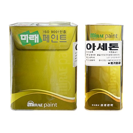 공업용아세톤 4L ACETONE 국내산 미래화학 99.9% 세척제 캔포장, 공업용아세톤(4L), 1개-추천-상품