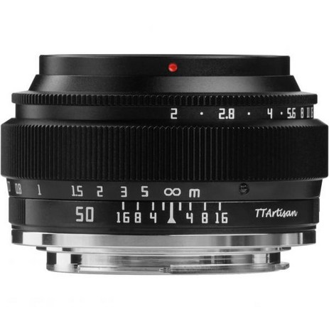 TTartisan 50mm f2 풀프레임 수동초점 카메라 렌즈 캐논 R 마운트 EOS RRP R5 R6 R7 R10, Canon R mount_Black-추천-상품