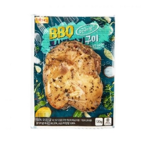 bbq 통살 닭다리구이 소금구이맛 120g 8팩, 8개-추천-상품