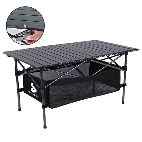 Bonjour 아웃도어 접이식 캠핑 테이블 휴대용 캠핑 경량 테이블 내모마성 스프레이 기술-추천-상품