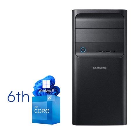 삼성컴퓨터 윈도우11 i5 6세대 미들형 DB400T7 i5-6600K 16GB 신품SSD1TB HDD1TB-추천-상품