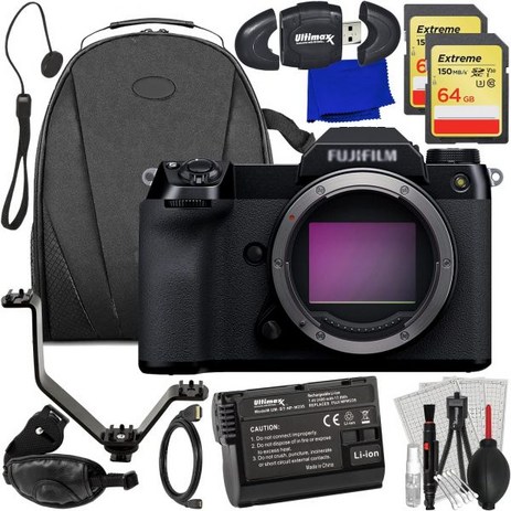 Ultimaxx 카메라 Ultimaxx Essential FUJIFILM GFX 100S Medium Format Mirrorless Camera Bundle - includes:-추천-상품