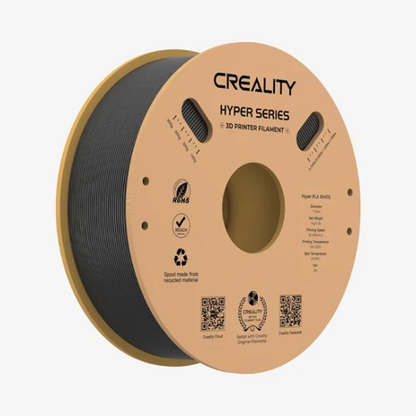 손도리 크리얼리티 Creality 고속 프린팅 Hyper PLA 3D 프린터 필라멘트 1KG, 블랙-추천-상품