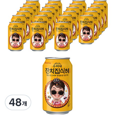 롯데칠성음료 수미네 잔치집식혜, 340ml, 48개-추천-상품