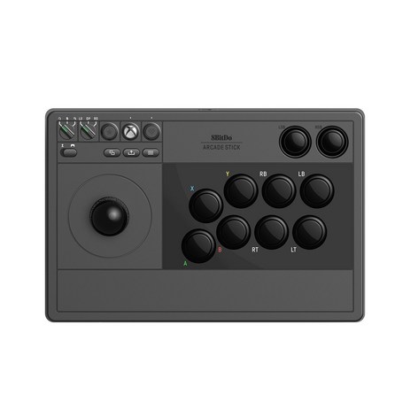 8BitDo 아케이드 스틱 Xbox 정식 라이센스 컨트롤러 스트리트 파이터 6, 블랙, 1개-추천-상품