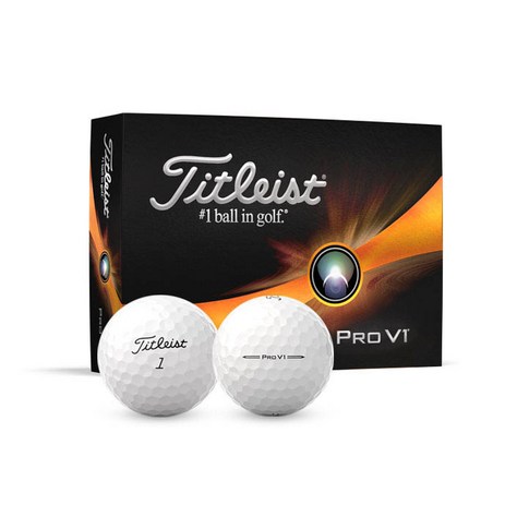 타이틀리스트 2023 Pro V1 골프볼, 화이트, 12개입, 1개-추천-상품