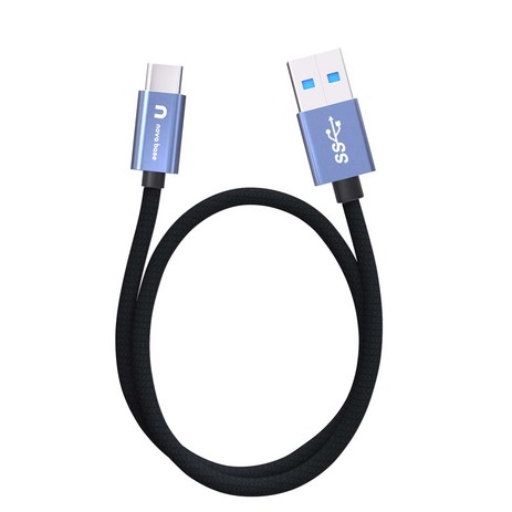 속도빠른 안드로이드오토 케이블 C타입 고속 충전 데이터 케이블 USB3.2 Gen2 A TO C, 블루10Gbps, 50cm, 1개-추천-상품