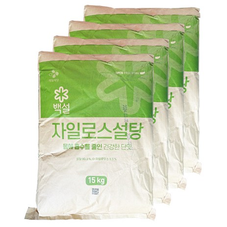 CJ제일제당 백설 자일로스 설탕 15kg 4개-추천-상품