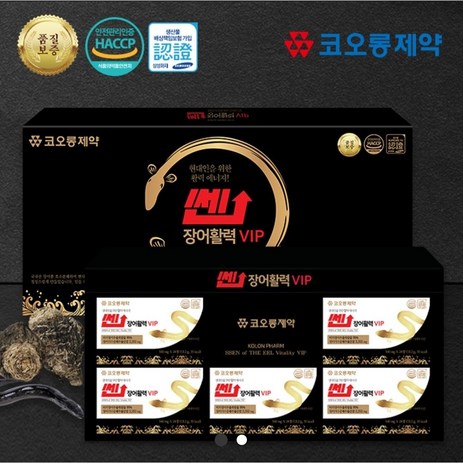 코오롱제약 쎈 장어활력 VIP 4개월분, 1세트, 120정-추천-상품