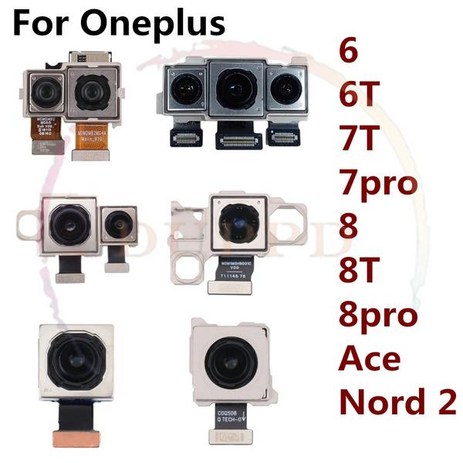 후방카메라교체 6T 6 7T 8T 7 8 Nord 2 5G 뒷면 큰 메인 후면 카메라 모듈 케이블, For Oneplus 8-추천-상품