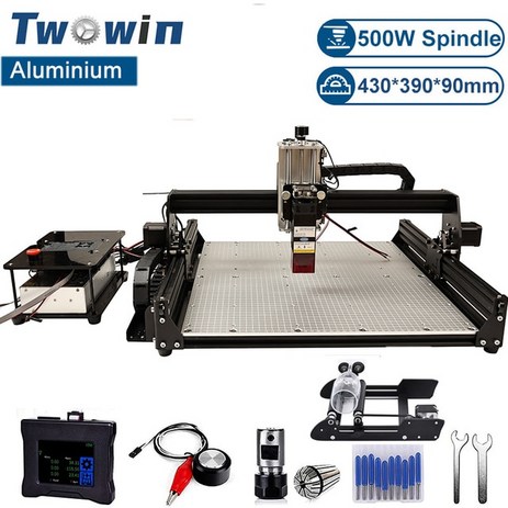 우드버닝기-TWOWIN-CNC-라우터-레이저-조각-기계-목재-금속-PCB-밀링-절단기-알루미늄-테이블-GRBL-제어-DIY-도구-500W-16.AL--Full-Set---NO-Laser-추천-상품