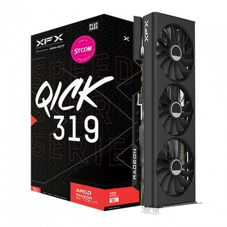 XFX 라데온 RX 7700 XT QICK 319 BLACK D6 12GB-추천-상품