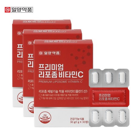 일양약품 프리미엄 리포좀 비타민C, 3개, 30정-추천-상품
