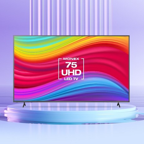 디엘티 모넥스 D7501M 190cm 75TV 4K UHD LED TV 대형 거실 중소기업 TV, 1. 스탠드 방문설치-추천-상품