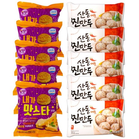 [푸드원스토어] 내가맛스타 5개 + 산동 매운만두 5개, 1세트-추천-상품