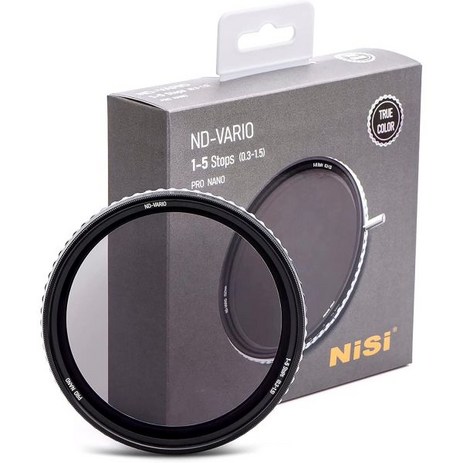 NiSi 트루 컬러 82mm 가변 ND 필터 15 스톱, 72mm-추천-상품