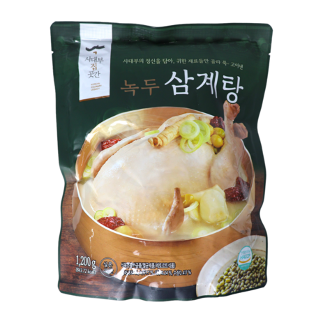 [홈쇼핑] [빠른배송] 사대부집곳간 전통 녹두 삼계탕, 1.2kg, 2개-추천-상품