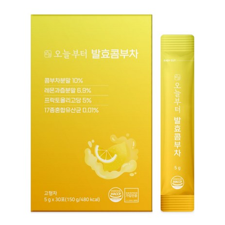 오늘부터 발효콤부차 레몬 다이어트차 홍차 콤부차 꼼부차, 150g, 1개-추천-상품