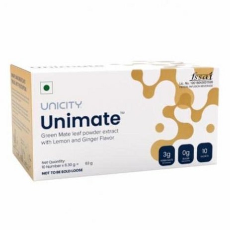 Unicity Unimate 2팩 레몬과 생강 6.3g-추천-상품