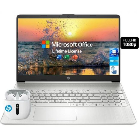 HP 노트북 15.6인치 FHD 터치스크린 인텔 코어 i7-1165G7 32GB RAM 1TB SSD Windows 11 Pro 10 숫자 키 USB C 비즈니스, 32GB RAM | 1TB SSD-추천-상품