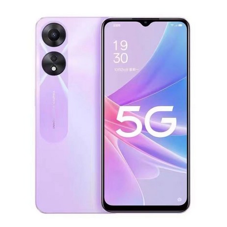 오포 A58 OPPO A58 듀얼심 5G 6.56인치 중국판 알뜰폰 효도폰 키즈폰, 8GB+128GB, 퍼플, 128GB, 1개-추천-상품