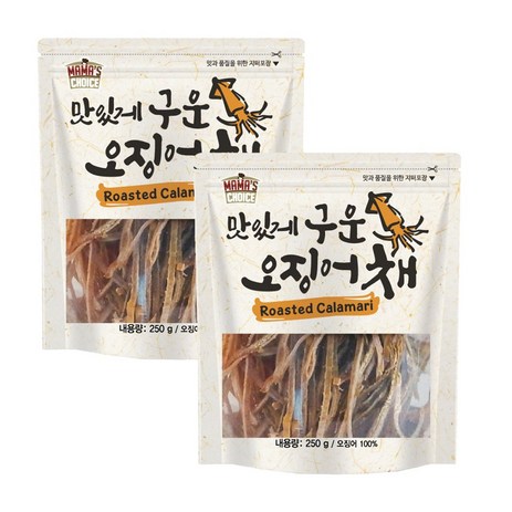 코스트코 마마스초이스 구운오징어채 250g 2봉, 2개-추천-상품