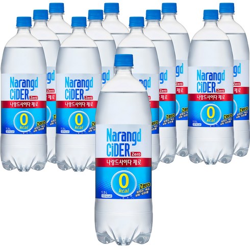 나랑드사이다 - 동아오츠카 나랑드사이다 제로, 1.5L, 12개