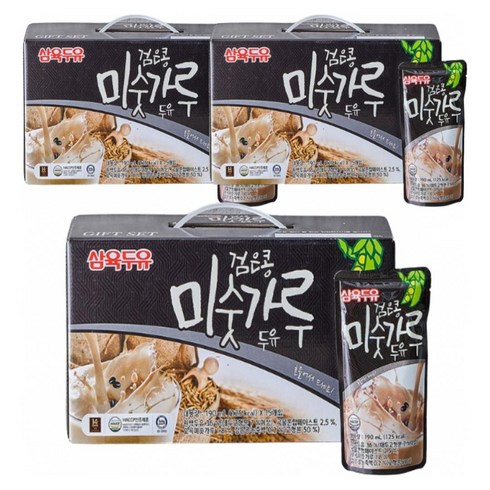검은콩미숫가루 - 삼육 검은콩미숫가루 파우치 190ml, 45개