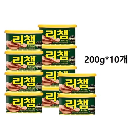 리챔200 - 동원 리챔 오리지널 200gx10캔, 200g, 10개