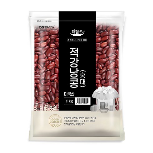 강낭콩 - 더담은 적강낭콩 홍대, 1kg, 1개