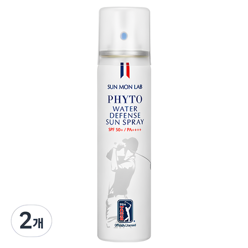 워터프루프선스프레이 - 선몬랩 피토 워터 디펜스 선스프레이 SPF50+ PA++++, 80ml, 2개