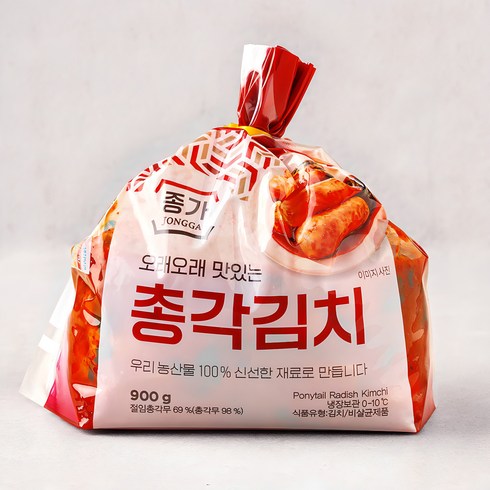 종가 - 종가 총각김치, 900g, 1봉