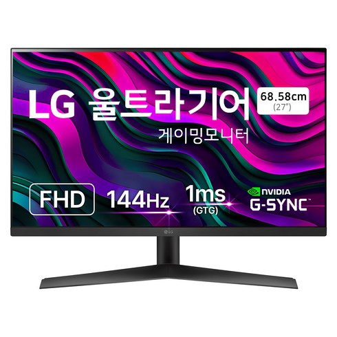 25gr75fg - LG전자 FHD 울트라기어 게이밍모니터, 68.5cm, 27GN60R