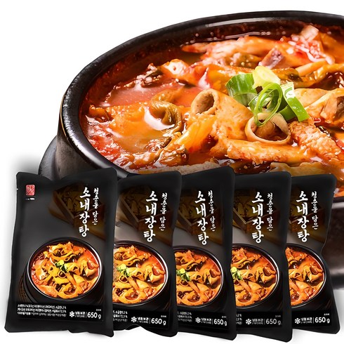 팽현숙소곱창전골 - 청춘을 담은 청담 소내장탕 650g (냉동), 5개