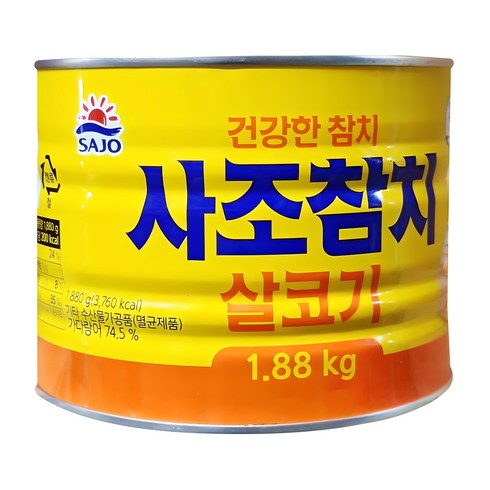 대용량참치캔 - 사조 살코기 참치, 1.88kg, 1개